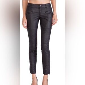 Free People Vegan Leather Moto Pants